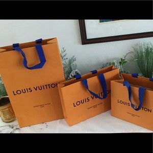 Louis Vuitton empty gift bags